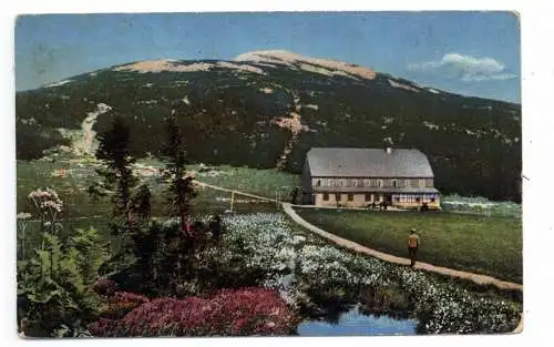 BÖHMEN & MÄHREN -SPINDLERMÜHLE / SPINDLERUV MLYN, Spindlerbaude, 