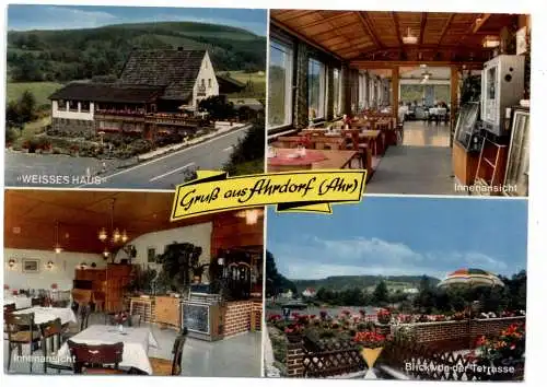 [Ansichtskarte] 5378 BLANKNHEIM - AHRDORF, Cafe - Restaurant "Weisses haus", Music - Box. 