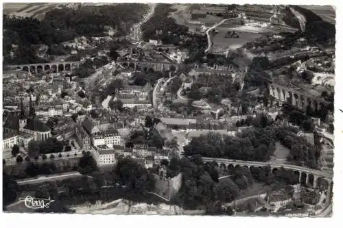 [Ansichtskarte] L 1000 LUXEMBURG STADT, Luftaufnahme, CIM - Macon. 