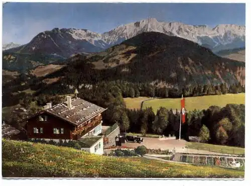 [Ansichtskarte] 8240 BERCHTESGADEN, Hitler-Haus / Haus Wachenfeld, Nachkriegs-Karte. 