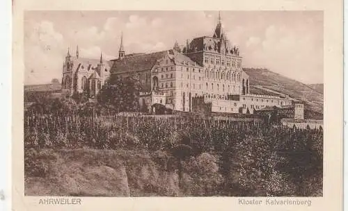 [Ansichtskarte] 5483 BAD NEUENAHR - AHRWEILER, Kloster Kalvarienberg, 1937. 