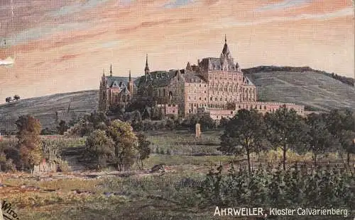 [Ansichtskarte] 5483 BAD NEUENAHR - AHRWEILER, Kloster Kalvarienberg, Künstler-Karte 1915. 