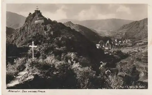 [Ansichtskarte] 5486 ALTENAHR, Partie am Weissen Kreuz, 1935. 