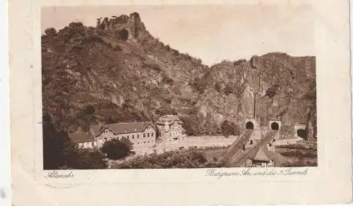 [Ansichtskarte] 5486 ALTENAHR, Ruine Are & Tunnels, 1930. 