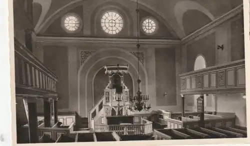 [Ansichtskarte] 3549 DIEMELSTADT - RHODEN, ev. Kirche, Innenansicht. 