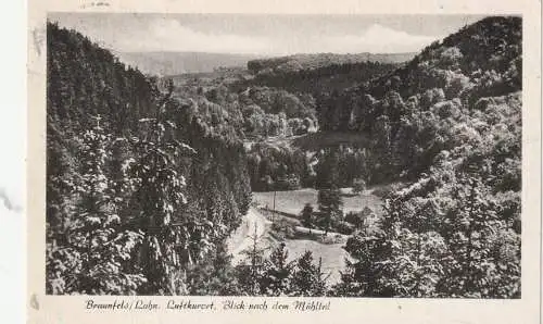 [Ansichtskarte] 6333 BRAUNFELS, Blick auf das Mühltal, 1961, Verlag Mehl. 