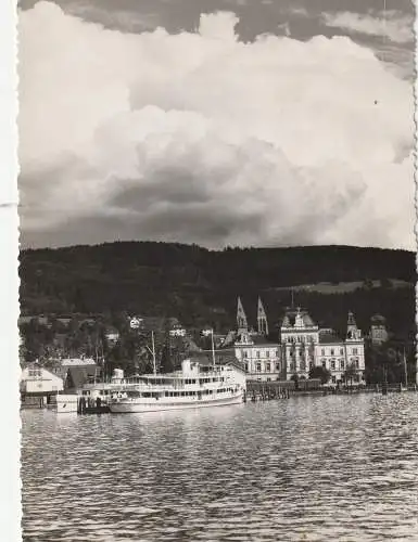 A 6900 BREGENZ, Hafen mit Dampfer, Presse - Photo Spang