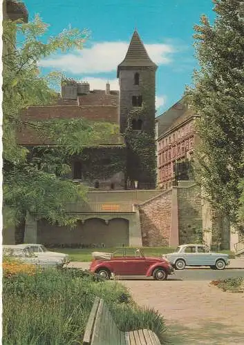 [Ansichtskarte] A 1000 WIEN, Ruprechtskirche, VW - Käfer Cabrio, NSU FIAT NECKAR. 