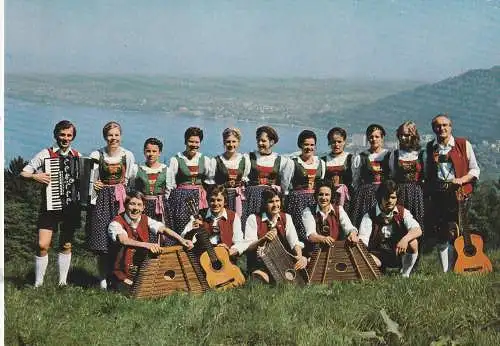 [Ansichtskarte] A 6900 BREGENZ, Volkstanz- und Singgruppe Rosengarten. 