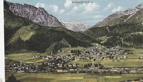 [Ansichtskarte] A 6200 JENBACH, Blick über das Tal, Verlag Schöllhorn - Hall, Brfm. fehlt. 
