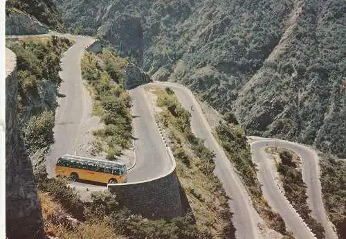 [Ansichtskarte] OMNIBUS - POSTOMNIBUS SCHWEIZ, Val d'Anniviers. 