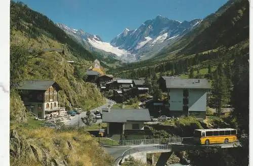 [Ansichtskarte] OMNIBUS - POSTOMNIBUS SCHWEIZ, Blatten - Lötschental. 
