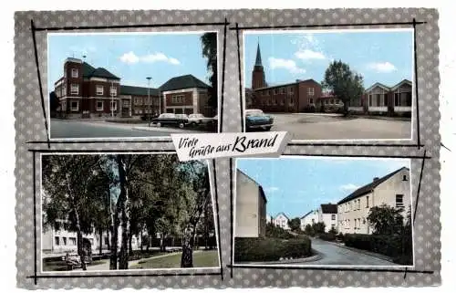 [Ansichtskarte] 5100 AACHEN - BRAND, Mehrbild - AK 1964, belgische Militärpost. 