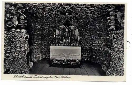 NIEDER - SCHLESIEN - BAD KUDOWA-TSCHERBENEY / KUDOWA ZDROJ, Schädelkapelle