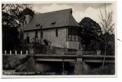 [Ansichtskarte] 3353 BAD GANDERSHEIM, St. Georgskirche. 
