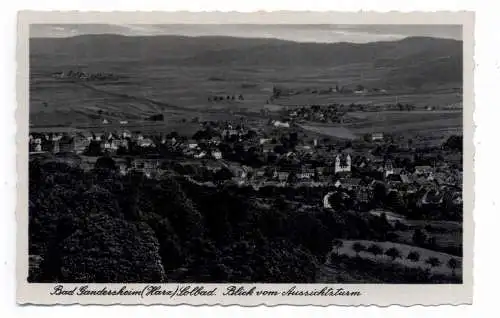 [Ansichtskarte] 3353 BAD GANDERSHEIM, Blick vom Aussichtsturm. 