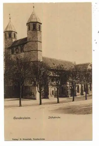 [Ansichtskarte] 3353 BAD GANDERSHEIM, Stiftskirche, ca. 1905. 