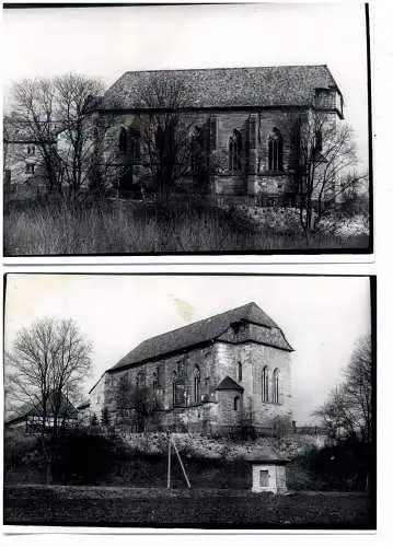 [Ansichtskarte] 3353 BAD GANDERSHEIM - BRUNSHAUSEN, Nonnenkloster, 2 Photos 13 x 9 cm, 1961. 