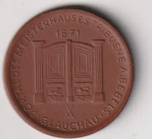 GLAUCHAU 1990 MEDAILLE BÖTTCHER STEINZEUG 