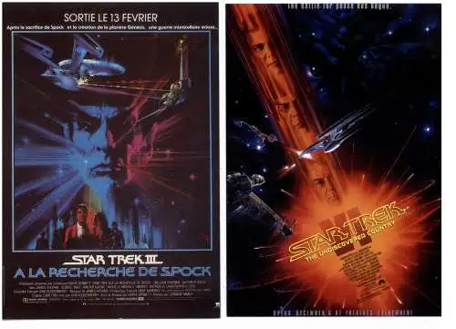 [Ansichtskarte] FILM / TV - STAR TREK, kleine Sammlung Kirk / Spock / Pille....11 AK und 3 gleichgroße Photos. 