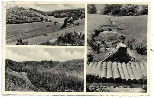 [Ansichtskarte] 5453 HORHAUSEN, Pleckhausermühle, Grenzbach... 