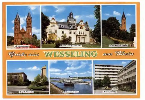 [Ansichtskarte] 5047 WESSELING, Mehrbild - AK. 