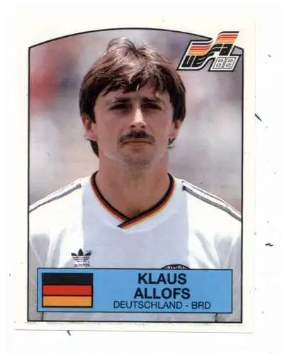 KLAUS ALLOFS - PANINI SAMMELBILD