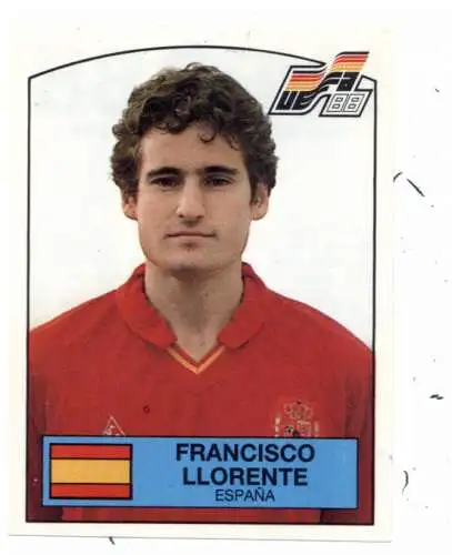 FRANCISCO LLORENTE- PANINI SAMMELBILD