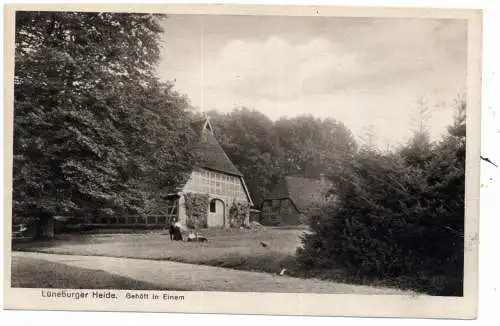 [Ansichtskarte] 3043 SCHNEVERDINGEN - EINEM, Gehöft / Forsthaus. 
