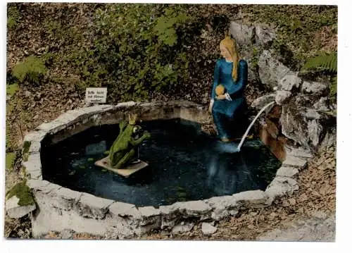 [Ansichtskarte] 4030 RATINGEN, Märchenzoo am Blauen See, "Froschkönig". 
