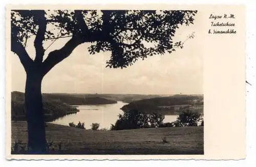 [Ansichtskarte] NEUMARK - LAGOW, Tschetschsee bei Simonshöhe. 