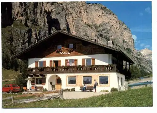 [Ansichtskarte] I 39048 WOLKENSTEIN - SELVA, Pension Haus Val, VW - GOLF. 