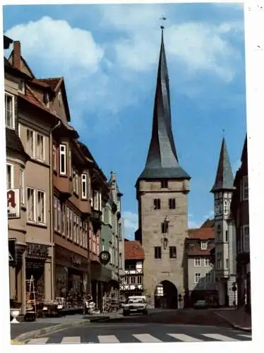 [Ansichtskarte] 3428 DUDERSTADT, Westerturm, MERCEDES - BENZ. 