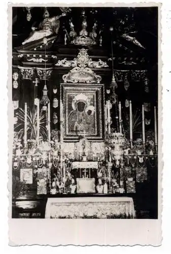 [Ansichtskarte] OBER - SCHLESIEN, TSCHENSTOCHAU / CZESTOCHOWA, Kloster Klarenberg / Jasna Gora, Schwarze Madonna, 1942. 