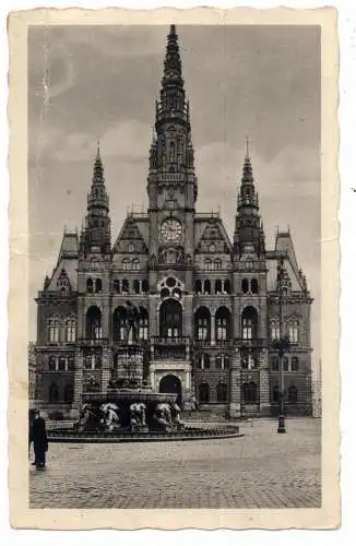 [Ansichtskarte] BÖHMEN & MÄHREN - REICHENBERG / LIBEREC, Rathaus. 