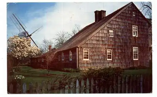 [Ansichtskarte] WINDMÜHLE / MOLEN / MILL / MOULIN, Long Island / USA, John Howard Payne House. 