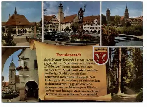 [Ansichtskarte] 7290 FREUDENSTADT, Chronik - AK. 