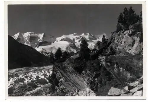 [Ansichtskarte] CH 7504 PONTRESINA GR, Bovalhütte, 1949. 