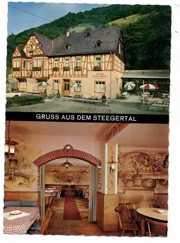 [Ansichtskarte] 6533 BACHARACH - STEEG, Gasthaus zur alten Mühle. 