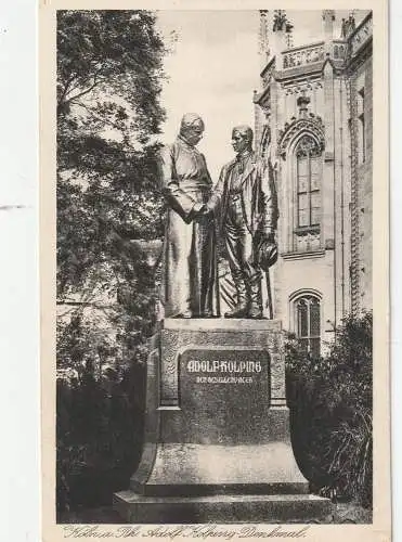 [Ansichtskarte] 5000 KÖLN, KOLPING, Kolping - Denkmal, Verlag Krapohl 1926. 