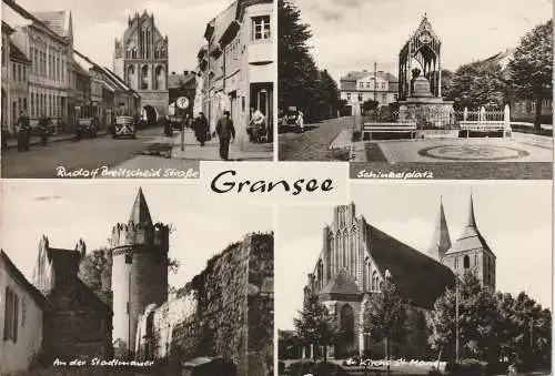 [Ansichtskarte] 0-1430 GRANSEE, Mehrbild-AK 1965. 