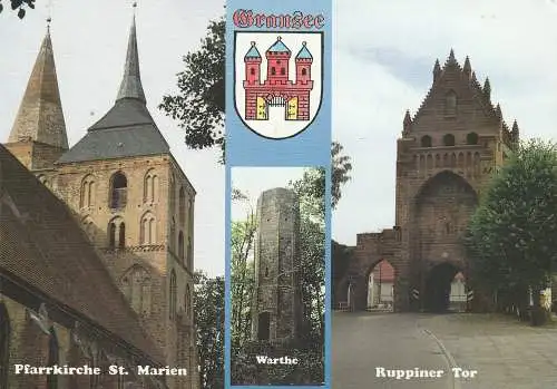 [Ansichtskarte] 0-1430 GRANSEE, Mehrbild-AK, Verlag Seidel. 