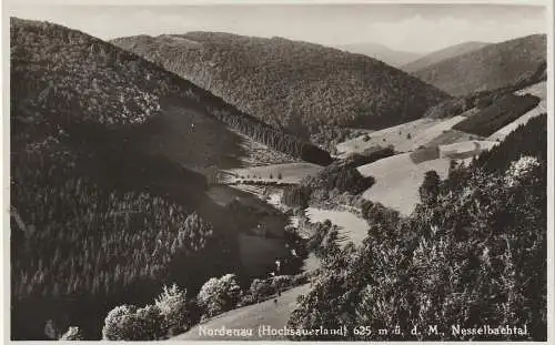 [Ansichtskarte] 5948 SCHMALLENBERG - NORDENAU, Nesselbachtal. 