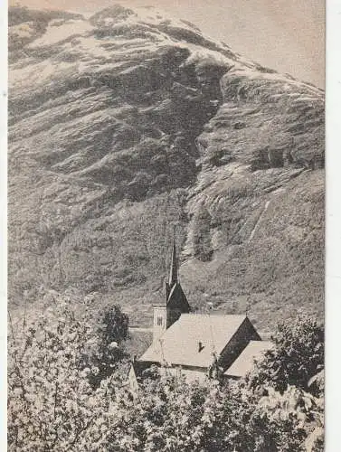 [Ansichtskarte] NORGE / NORWEGEN 5750 ULLENSVANG, Kirke. 