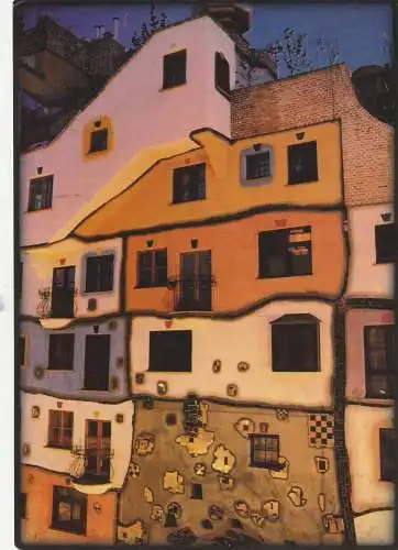 [Ansichtskarte] A 1030 WIEN - LANDSTRASSE, Löwengasse, Hundertwasser - Haus. 