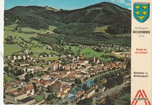 [Ansichtskarte] A 3270 SCHEIBBS, Luftaufnahme. 