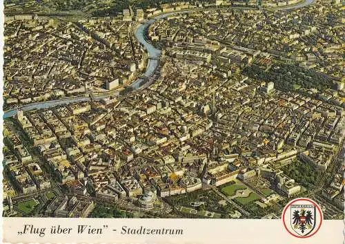 [Ansichtskarte] A 1000 WIEN, Innnenstadt, Luftaufnahme. 