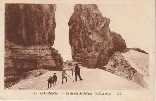 [Ansichtskarte] BERGSTEIGEN / CLIMBING - Gavarnie - La Breche de Roland, Louis Levy. 