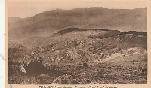 [Ansichtskarte] F 68690 GAISHAUSEN / GEISHOUSE, Dorfansicht, Grosser Belchen, Rossberg, Verlag Luib. 