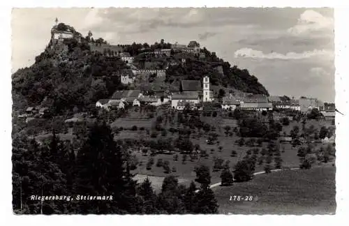[Ansichtskarte] A 8333 RIEGERSBURG, Blick auf Ort und Burg, 1965. 